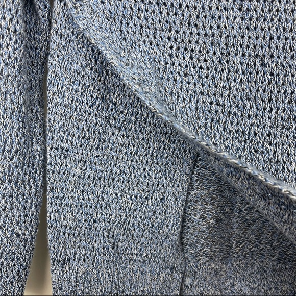 LISA TODD Marble Twist Cashmere Blend Sweater in Blue - Picture 4 of 8